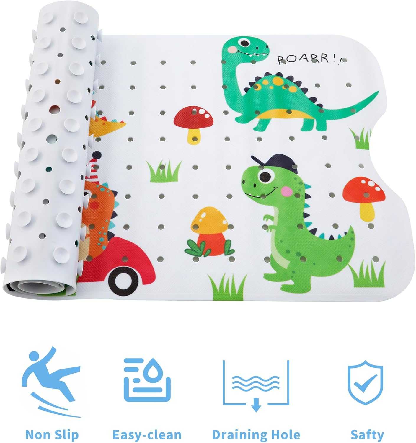TIMEOUTS Bath Mat for Kids