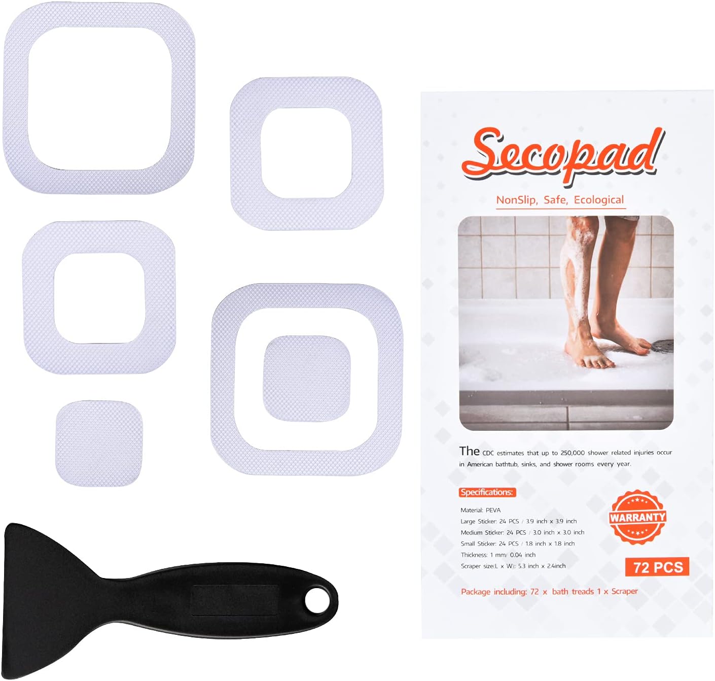 Non-Slip Bathtub Safety Stickers