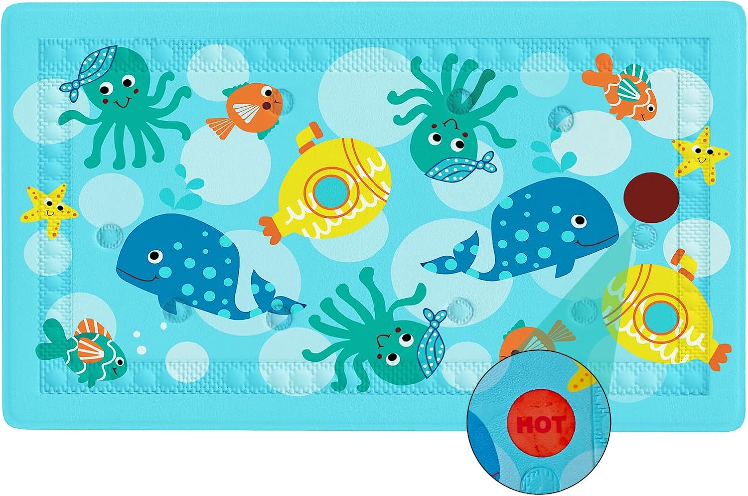 Heat Indicator Baby Bath Mat from GiggleGlow