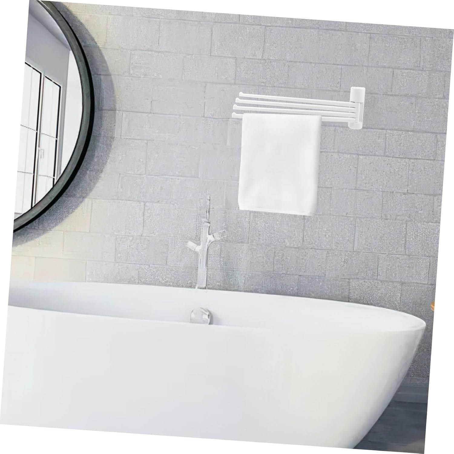 Proven wall mount towel holder for quick drying durable bathroom use