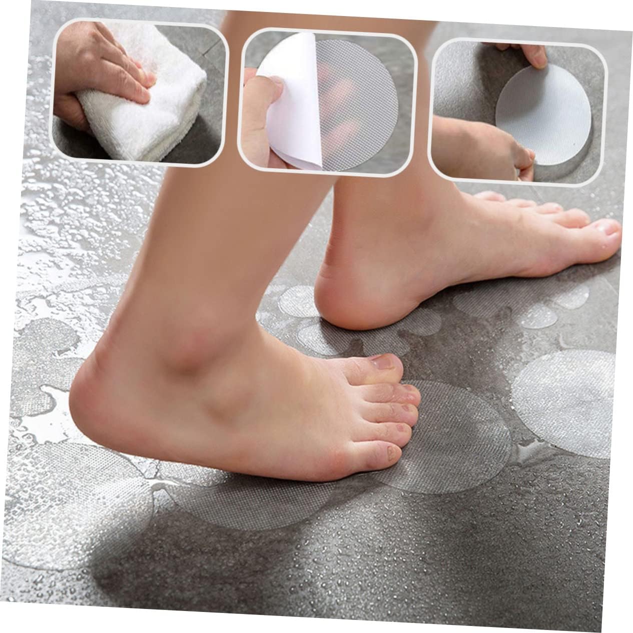 Unomor Non-Skid Bathroom Stickers