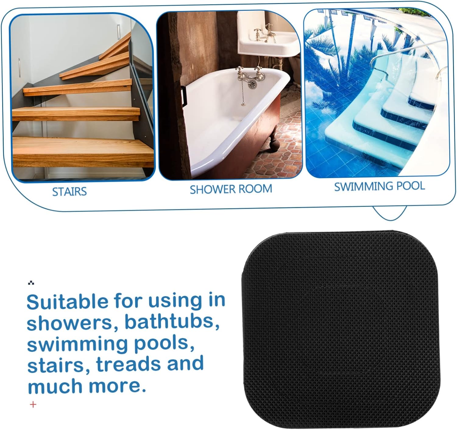 FcilSuds Non-Slip Bathtub Shower Stickers 20 Sheets