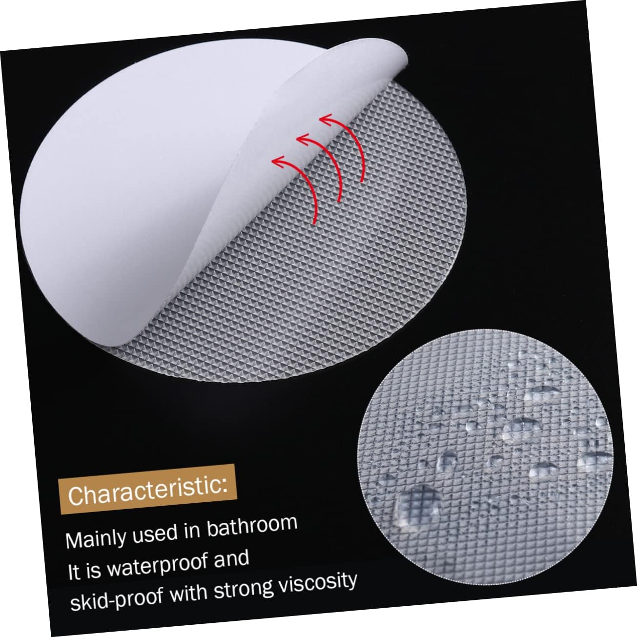 MAGICLULU Non-Slip Peva Bathtub Stickers