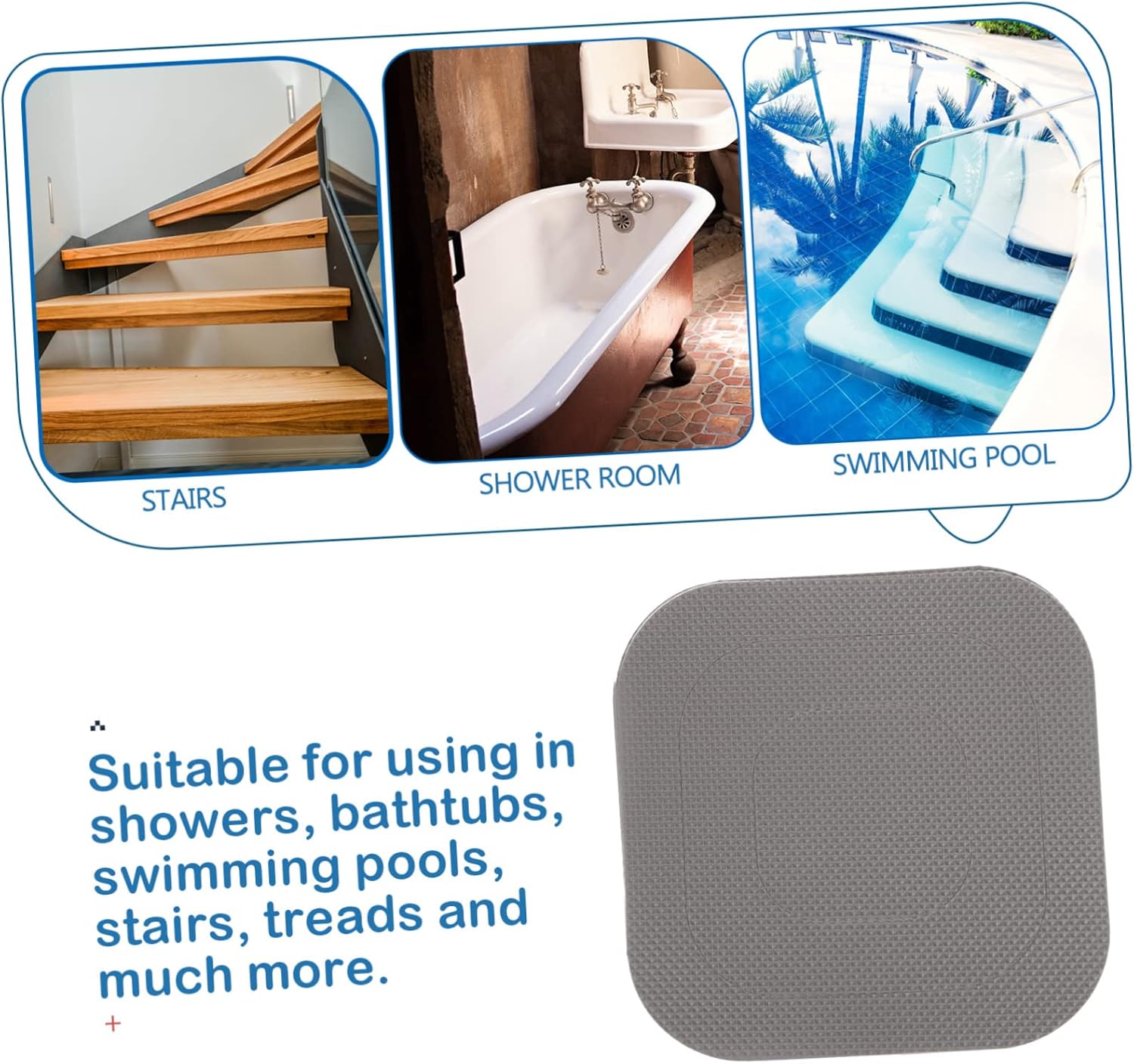 Non-Slip Stickers for Bath Tub 20 Pack Safety Decals