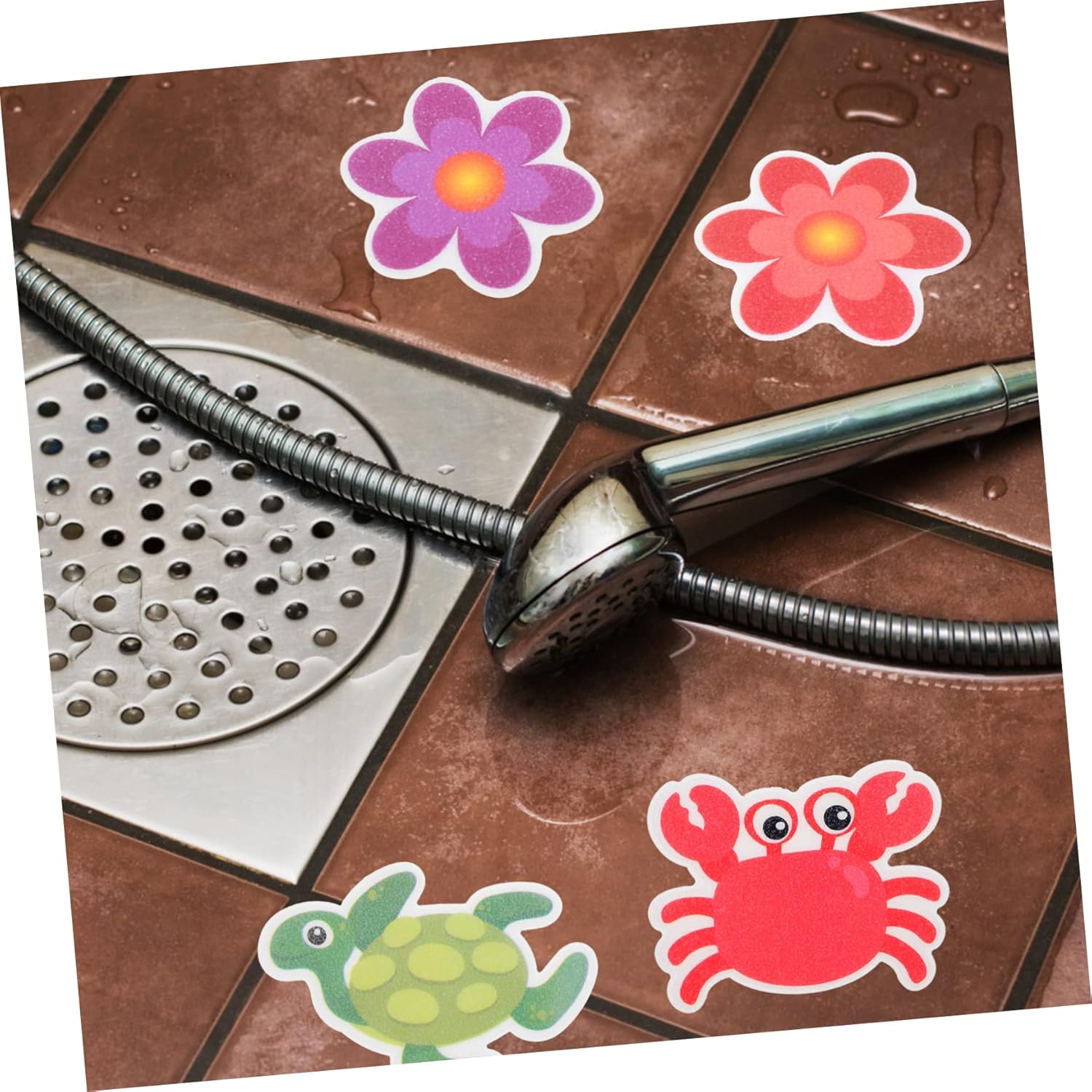 Garneck 2 Sets Bath Non-Slip Stickers