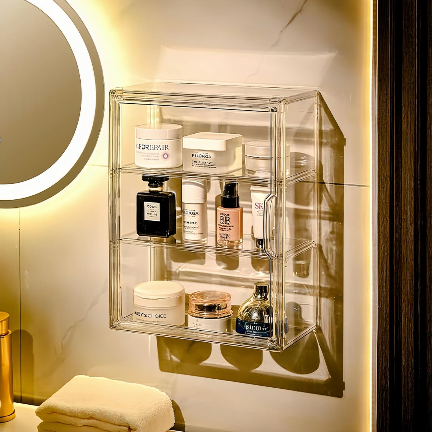 Compact Wall-Mounted Medicine Cabinet