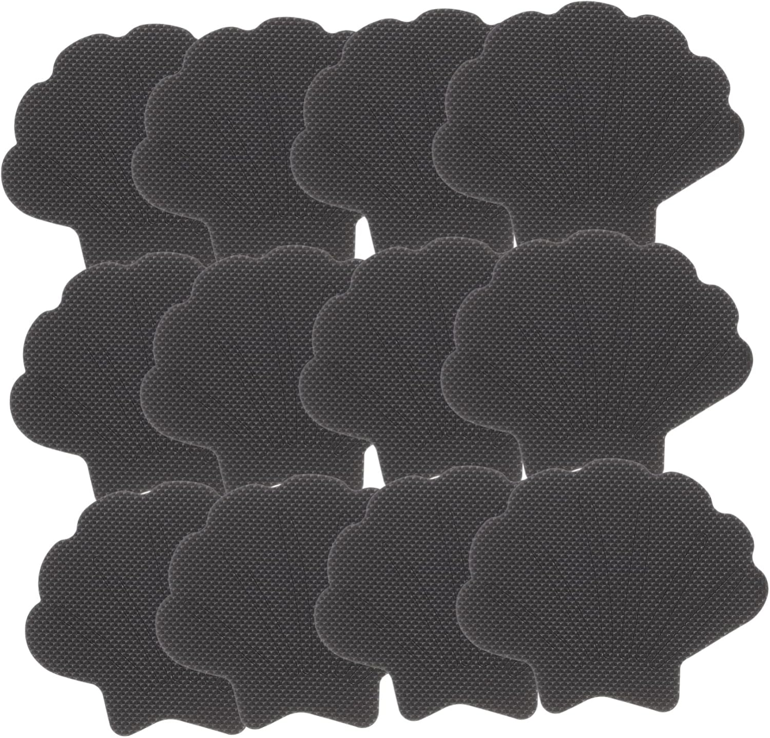 Zerodeko 12-Piece Shell-Shaped Nonslip Bathtub Stickers for Safe Stylish Bathrooms