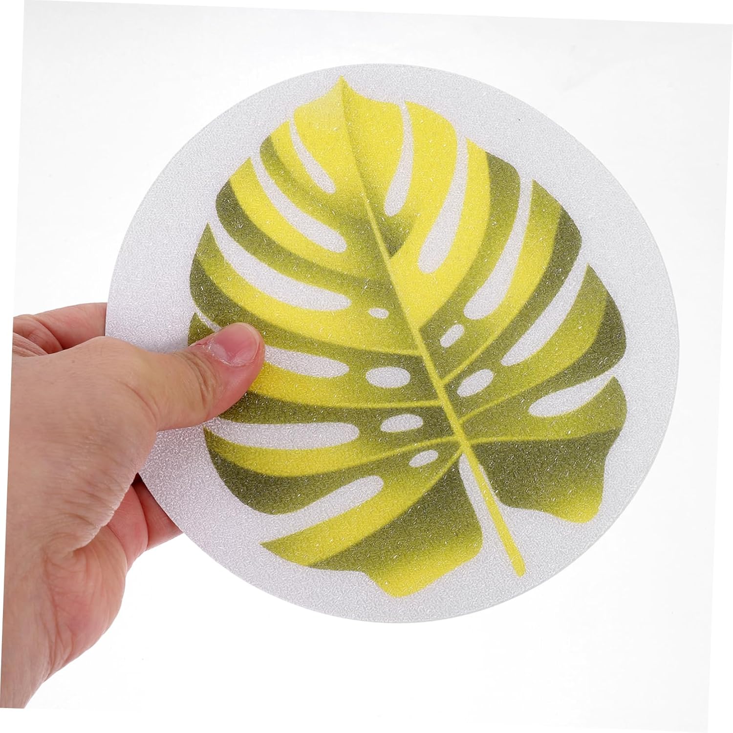 Non-Slip Bath Stickers with Leaf Design for Kids