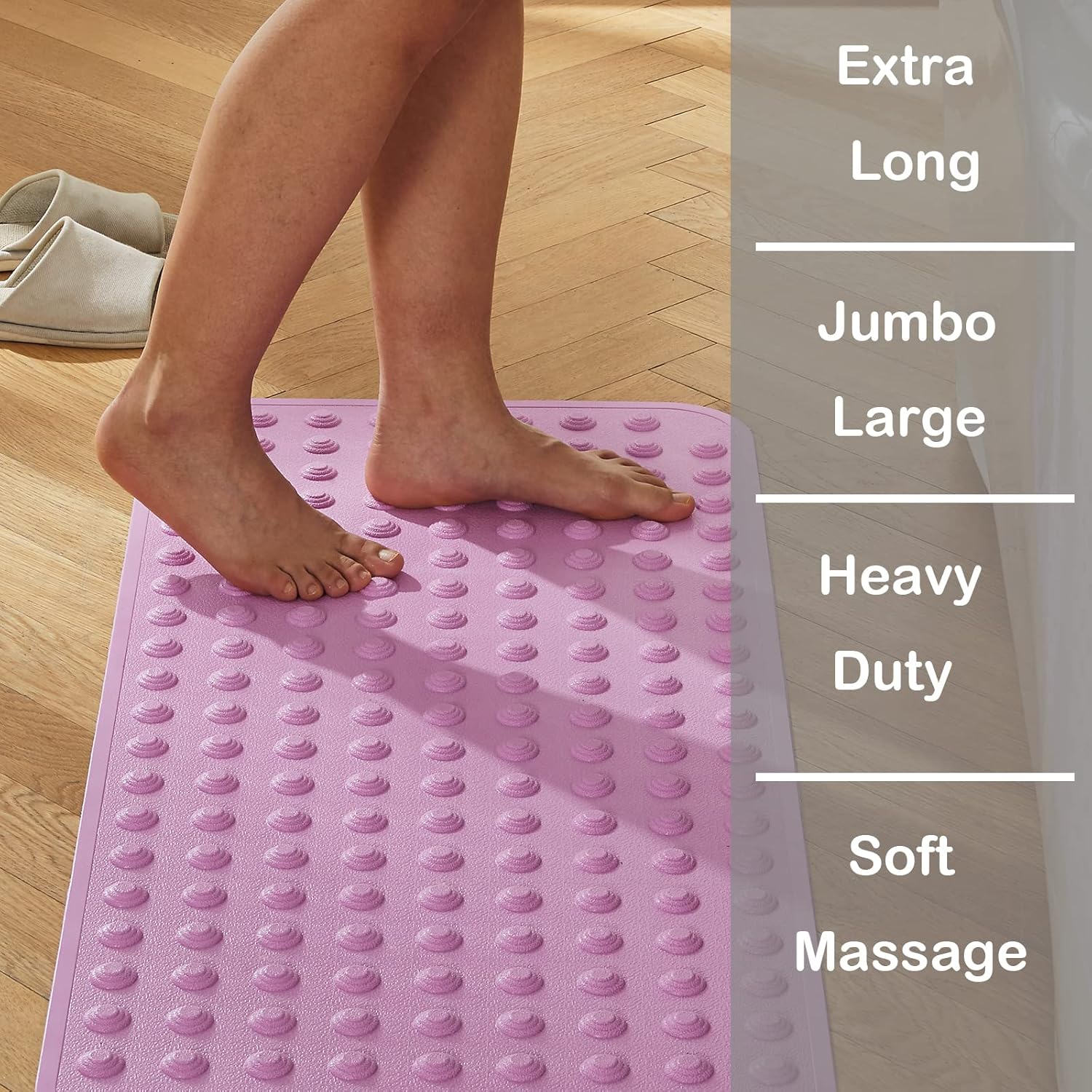 Yanzifly Non-Slip Bathtub Mat