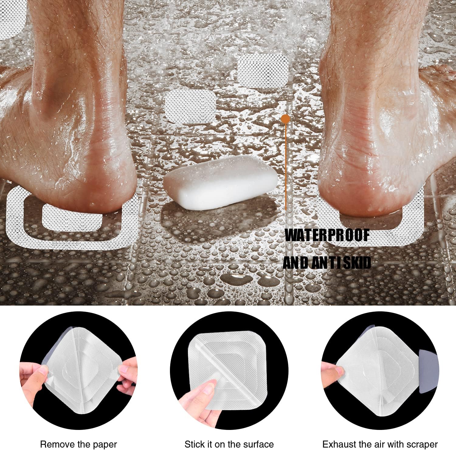 Non-Slip Bathtub Safety Stickers