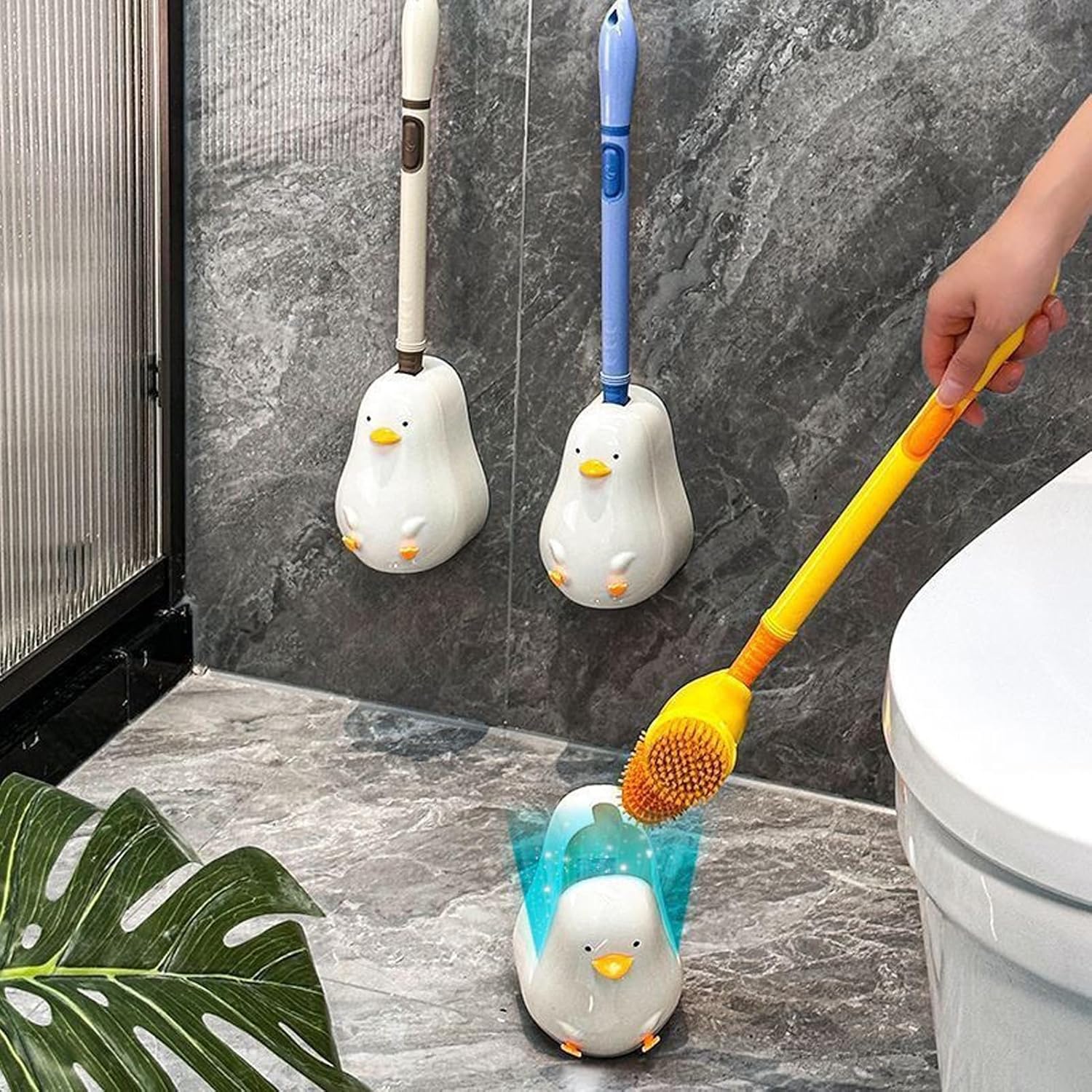 Dive in Style The Diving Duck Toilet Brush