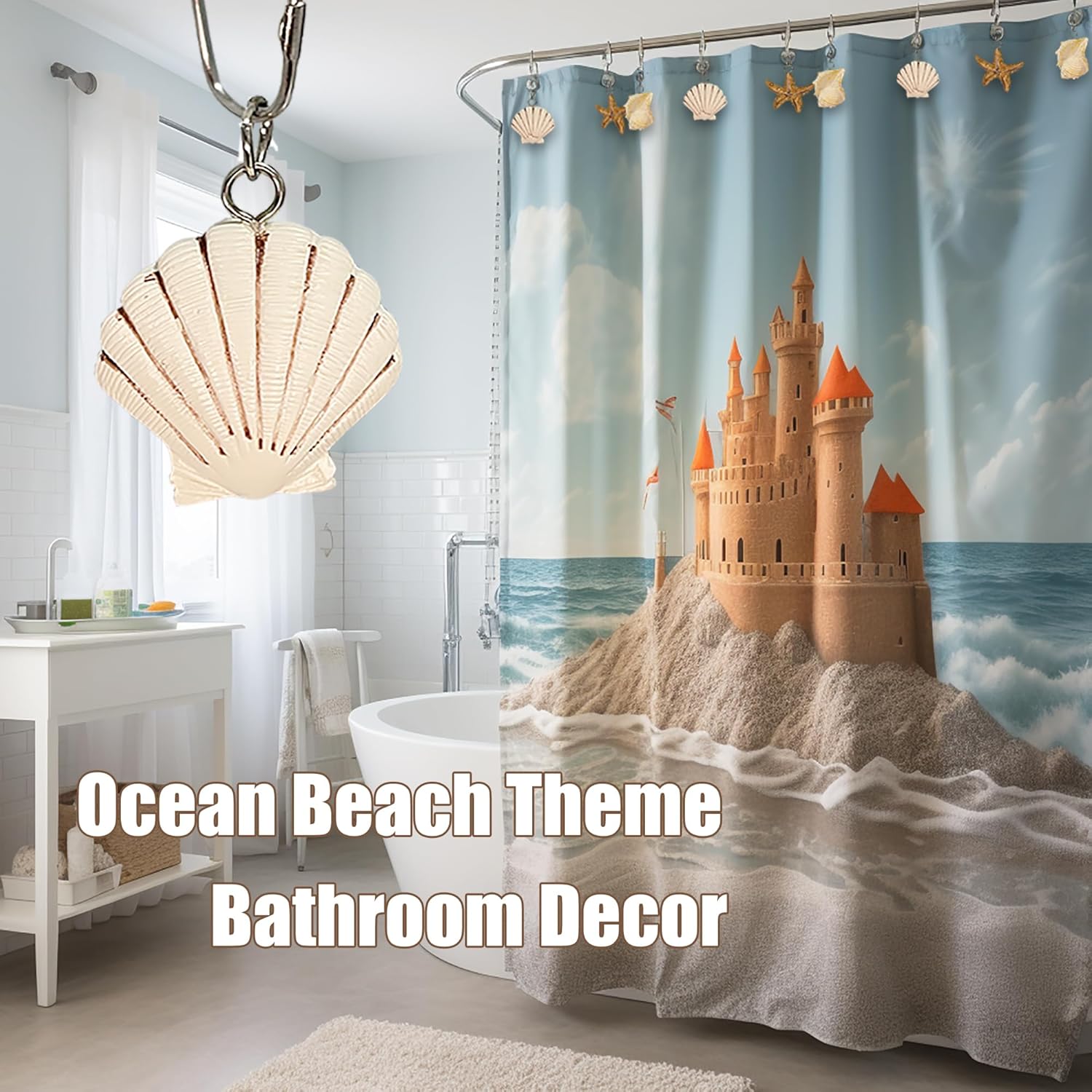 Coastal Bathroom Hacks Starfish Seashell Decor for Nautical Style