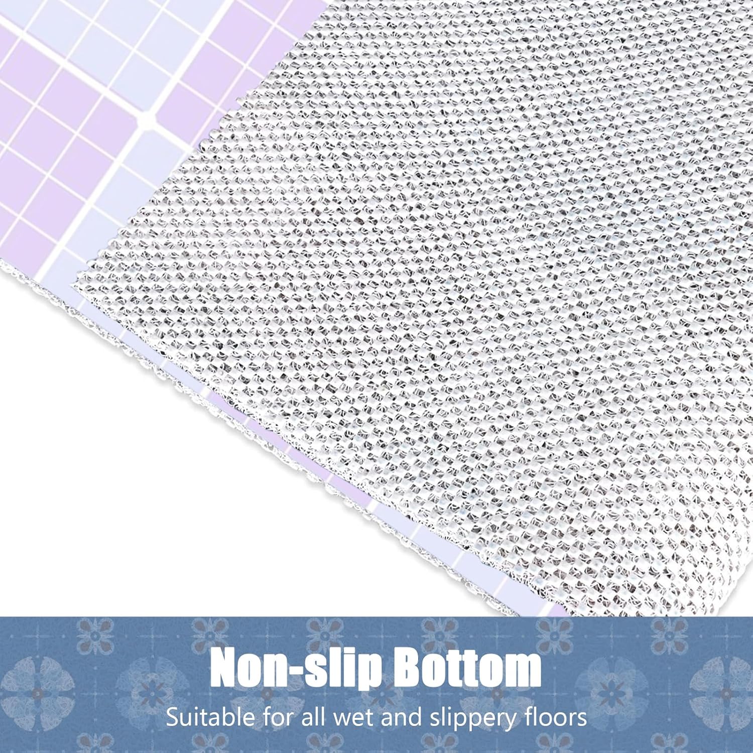 Non-Slip Grid Shower Mat