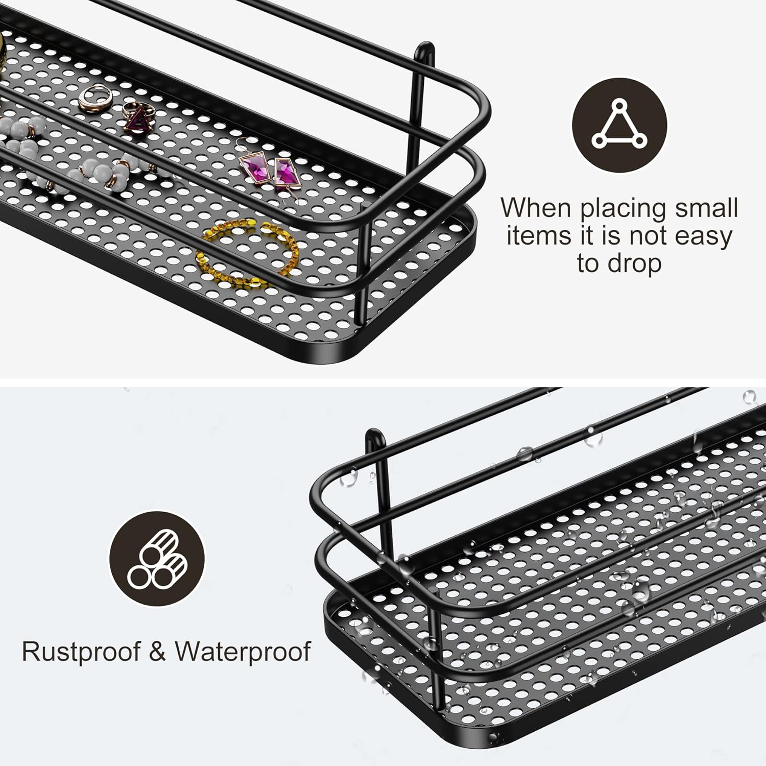 Adjustable 5 Tier Over the Door Shower Caddy