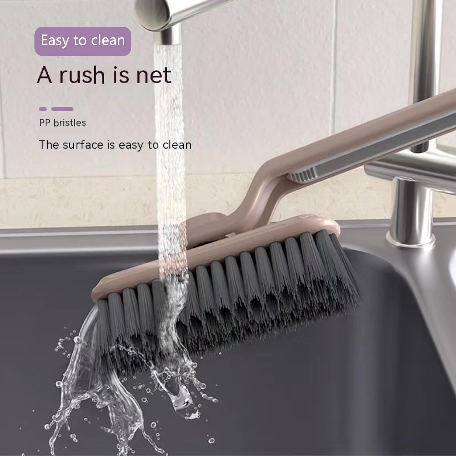 Multi-Function Rotating Crevice Cleaning Brush Set 2 Pieces