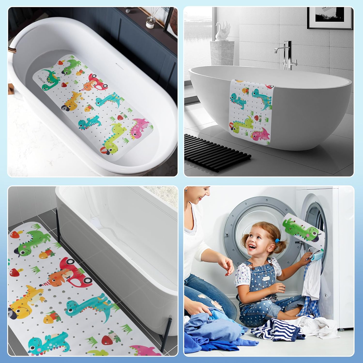 TIMEOUTS Bath Mat for Kids