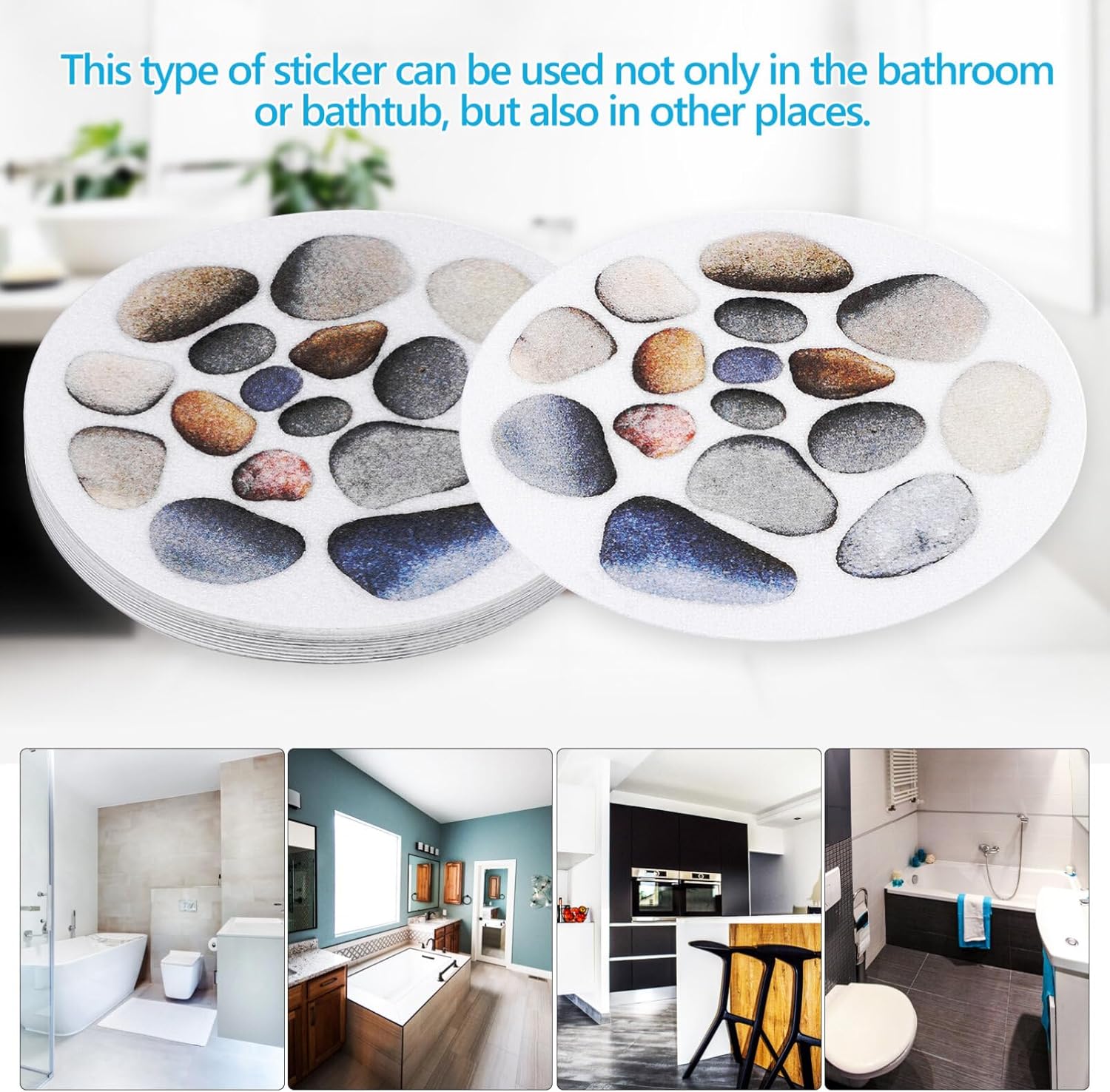 Non Slip Bathtub Stickers for Tub Safety and Anti-Fall Strips