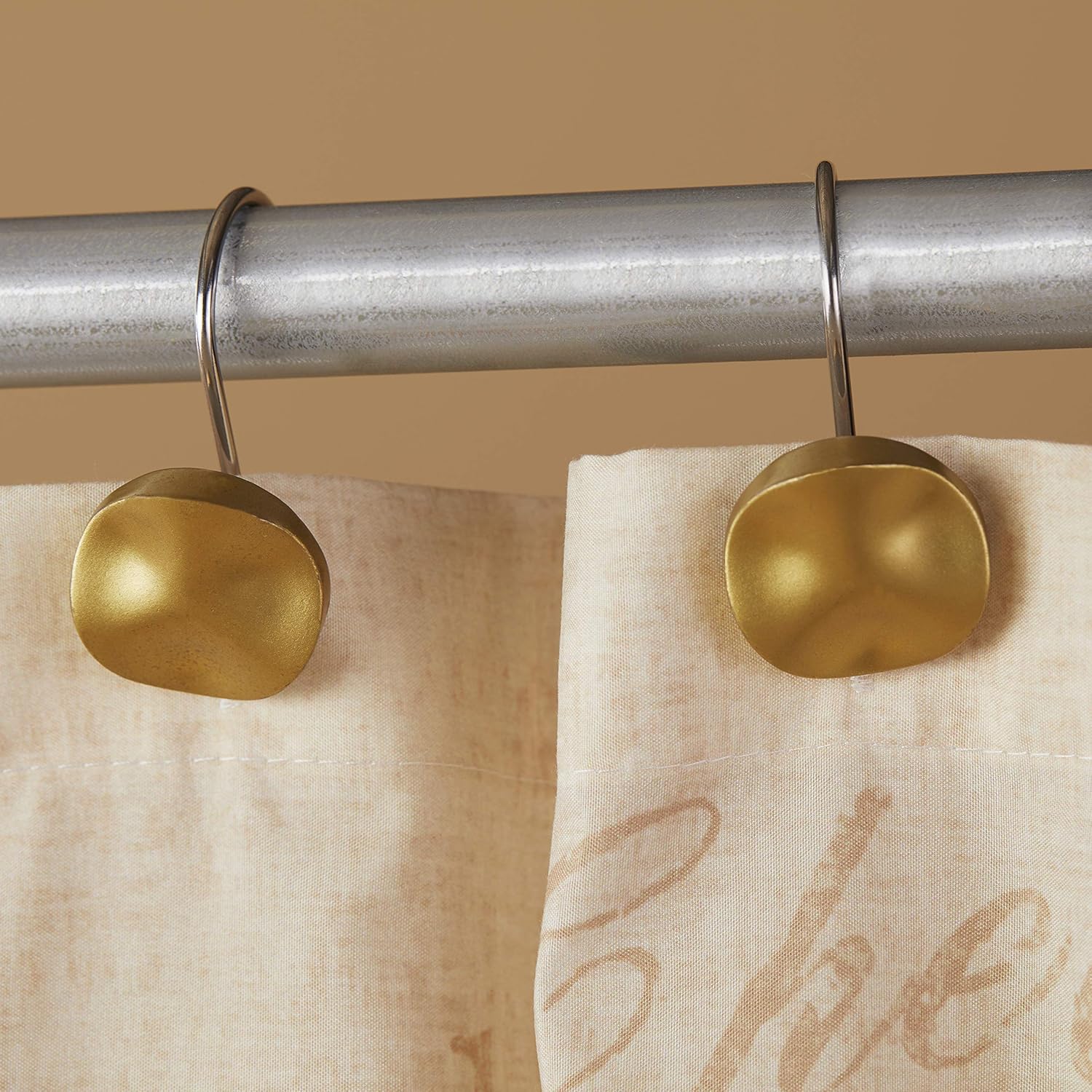 Stylish Gold Shower Curtain Hangers